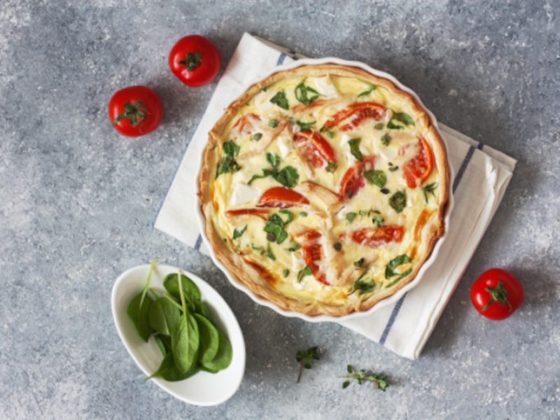 Quiche tomate & bleu