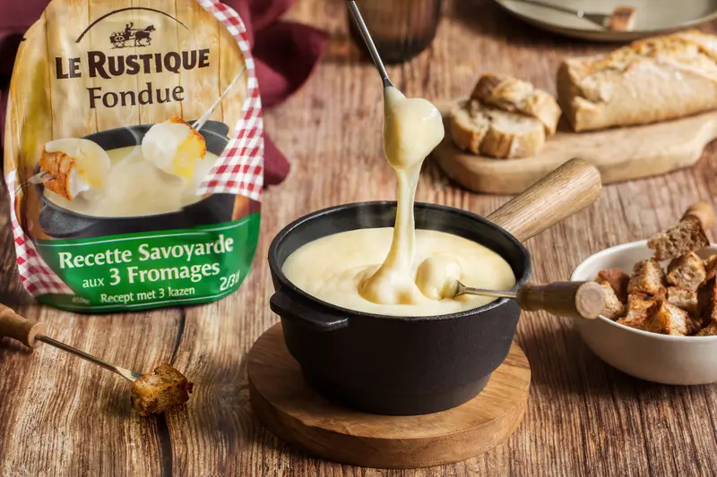 Fondue savoyarde aux champignons