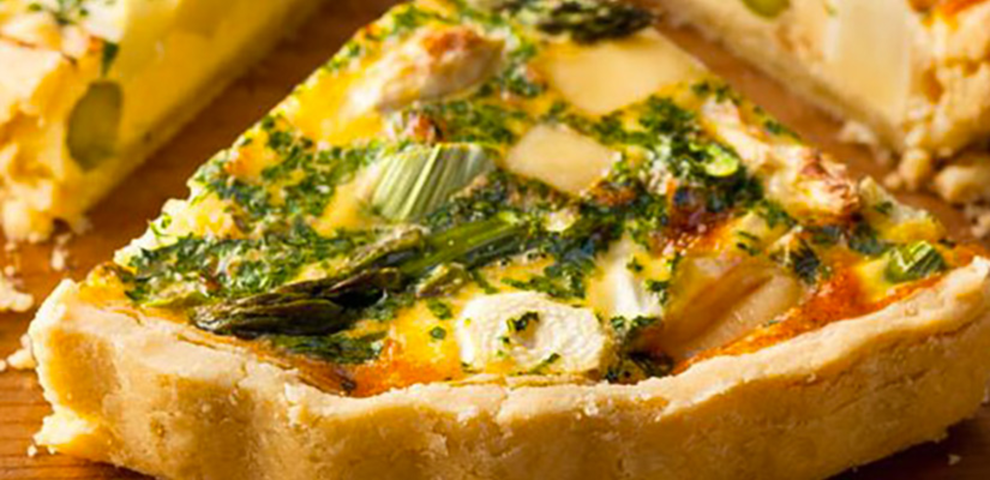 Quiche aux asperges et au fromage