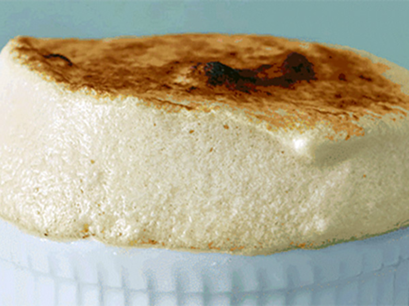 Soufflé au fromage bleu et topinambour