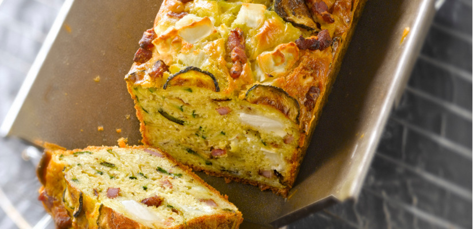Cake courgettes chèvre