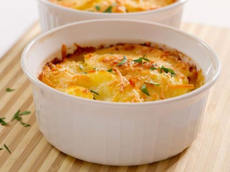 Gratin dauphinois cuit au micro-ondes