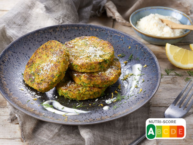 Galettes de légumes croustillantes au fromage italien