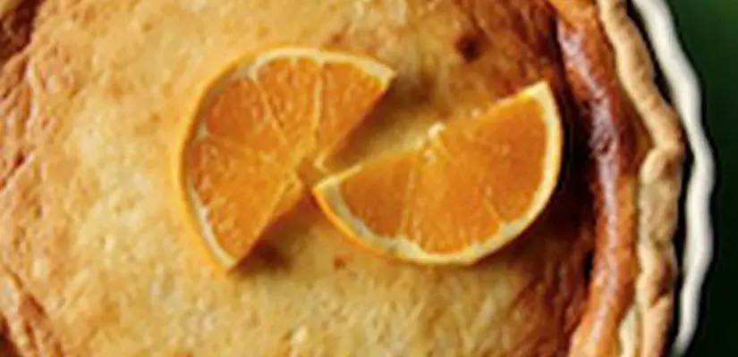 Tarte à l’orange au fromage frais