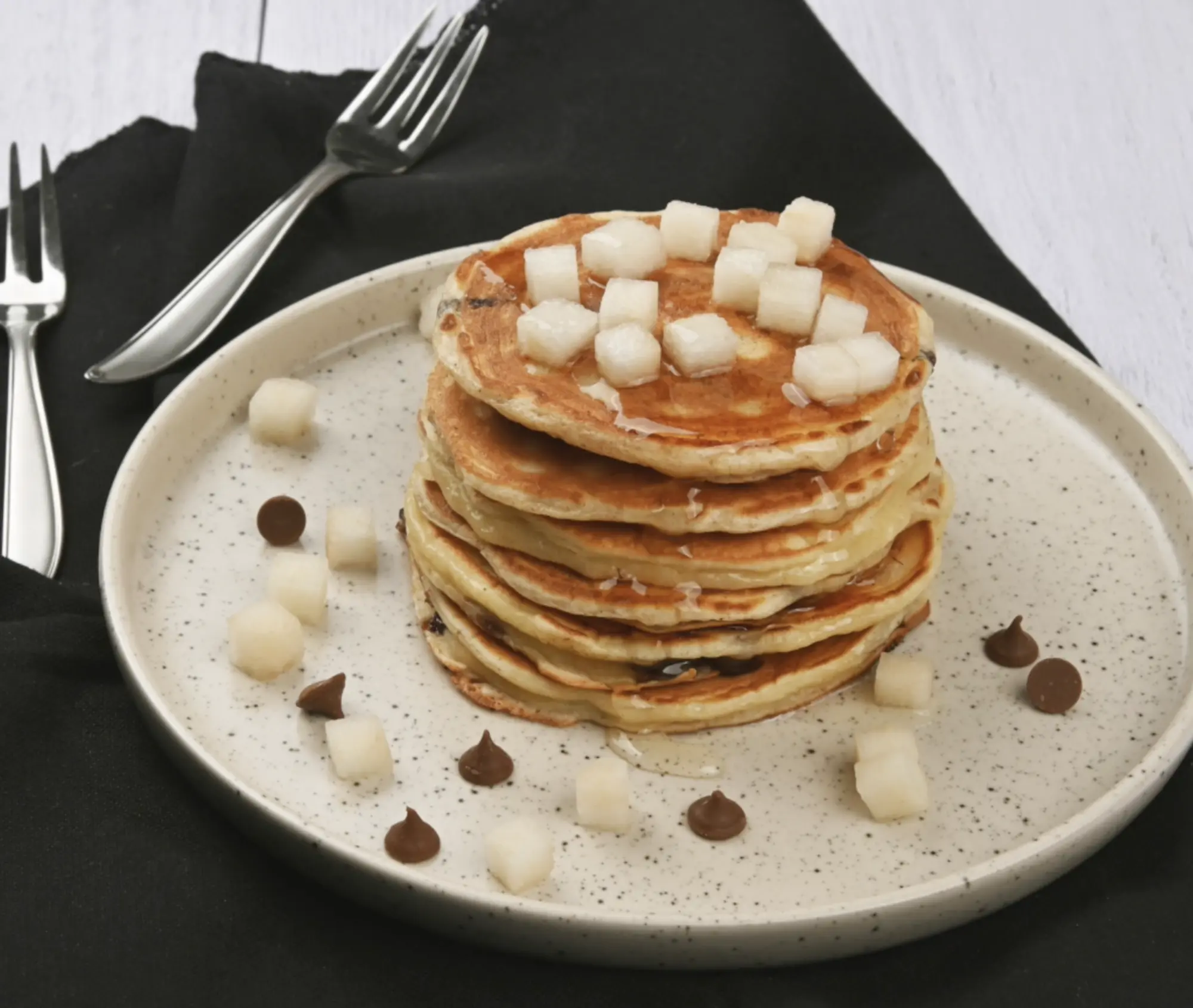 Pancakes poire chocolat