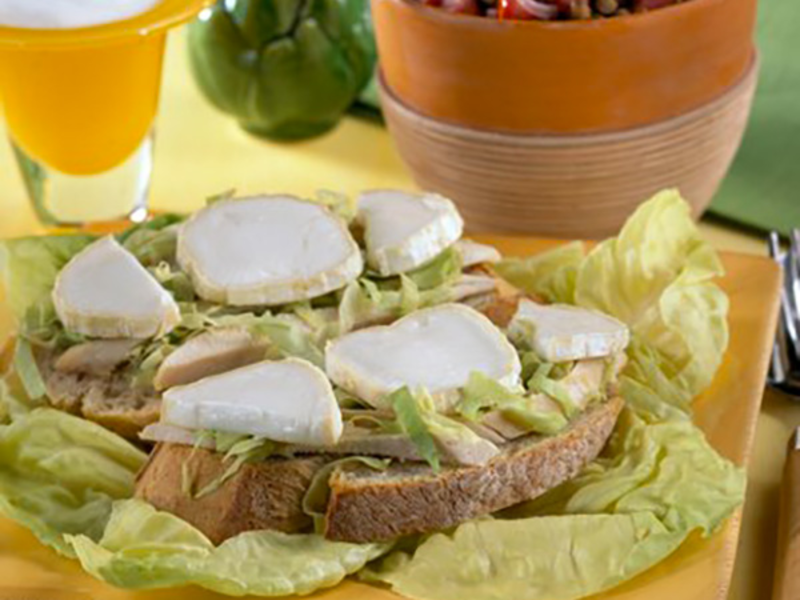 Tartines du berger au fromage de chèvre