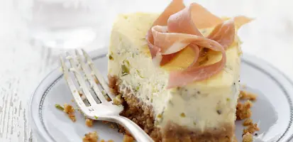Cheesecake estragon & échalote au fromage frais