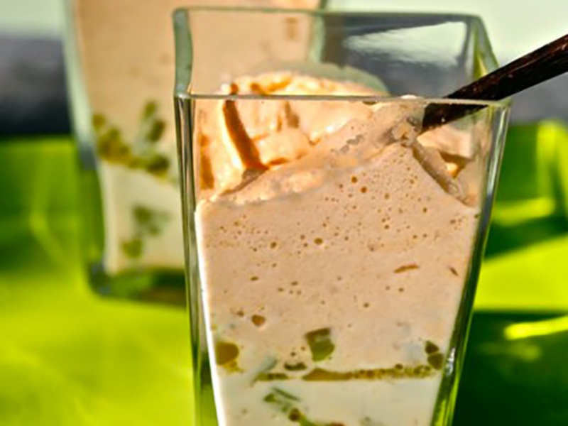 Verrine de St-Jacques, sauce homardine