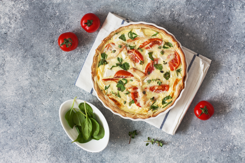 Tarte au thon, tomates et mozzarella di bufala