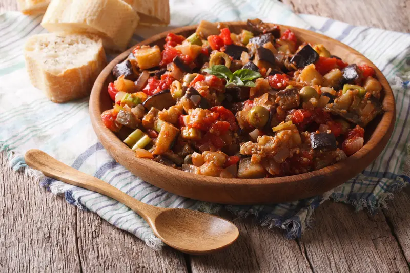 Caponata sicilienne traditionnelle