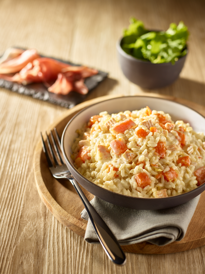 Risotto à la courge et au fromage