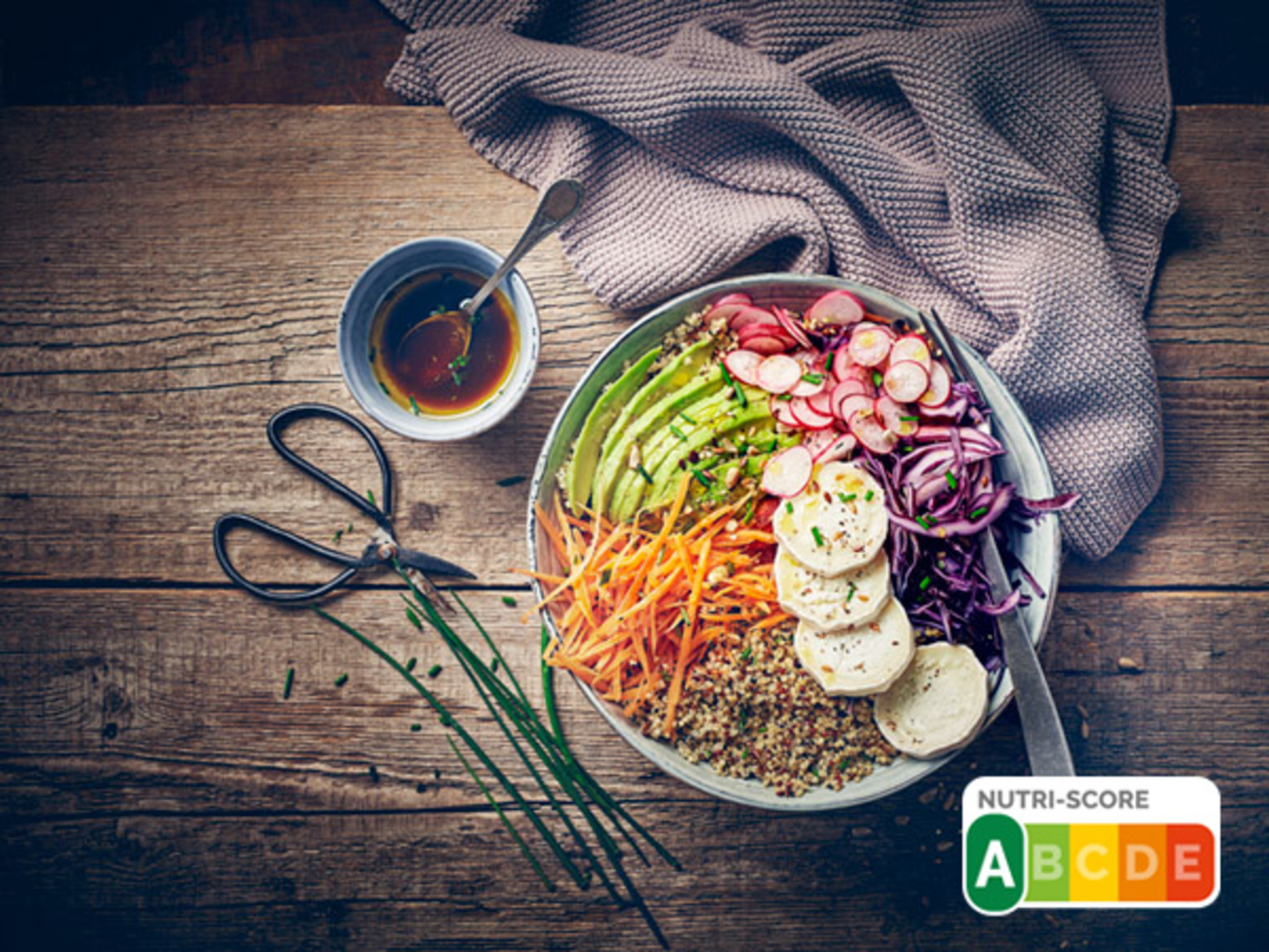 Buddha bowl au quinoa et fromage de chèvre