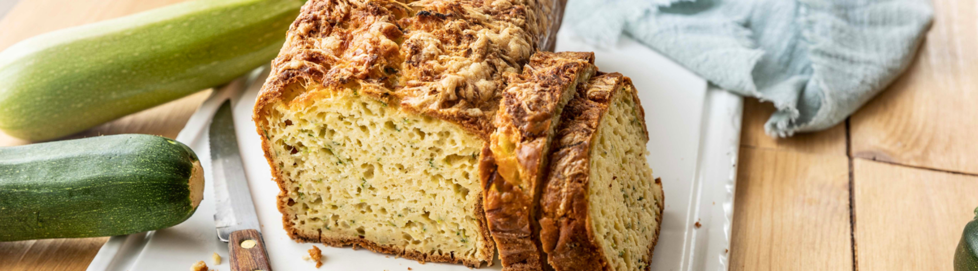 Cake aux courgettes et fromage de brebis