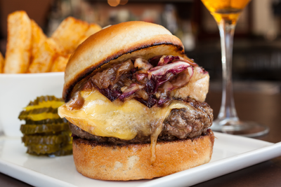 Burger au maroilles maison
