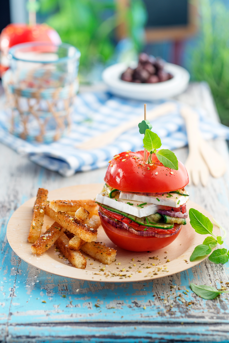 Burger de tomate