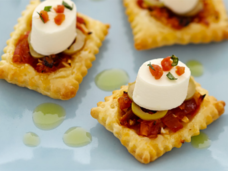 Mini feuilletés apéritifs au fromage