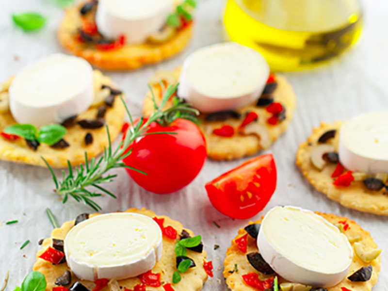 Mini focaccia au fromage