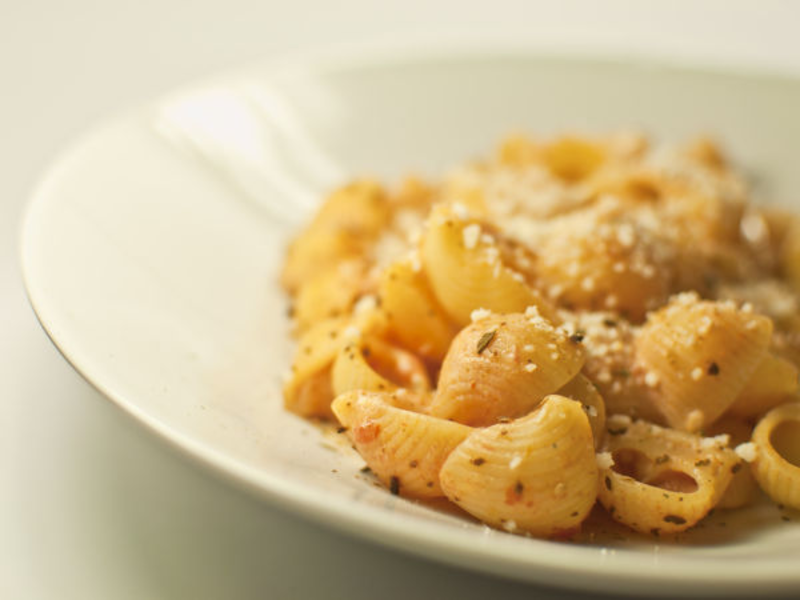 Conchiglie, sauce noisettes et bleu