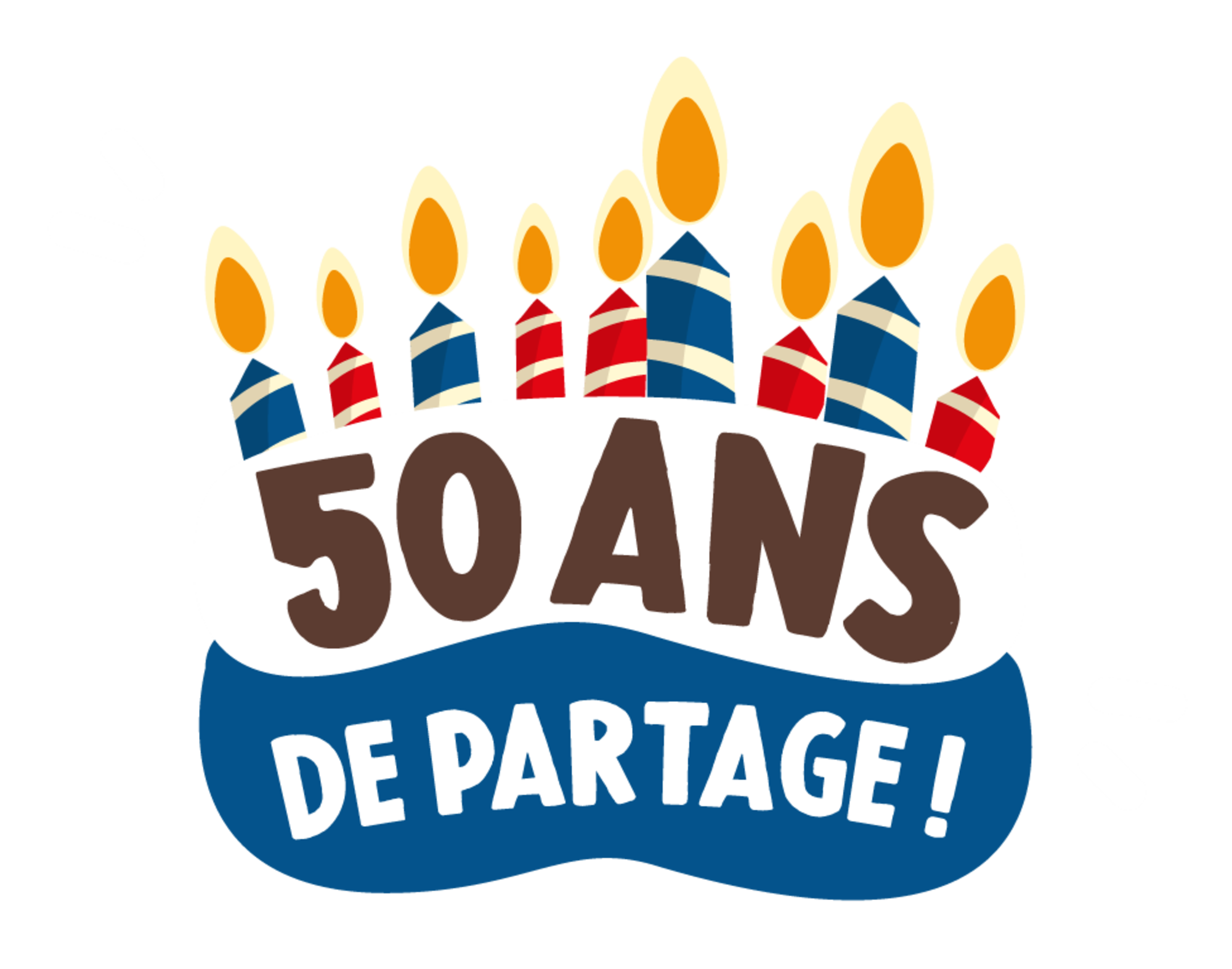 Logo RichesMonts 50 ans PNG