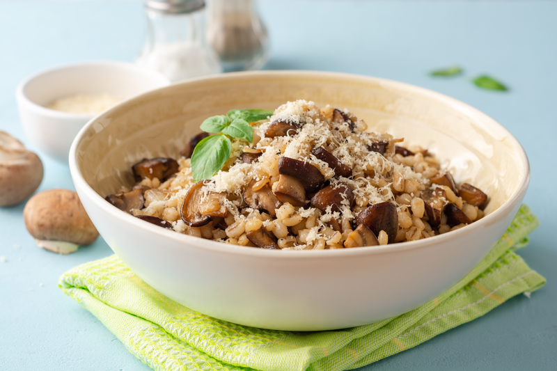 Orzotto aux champignons