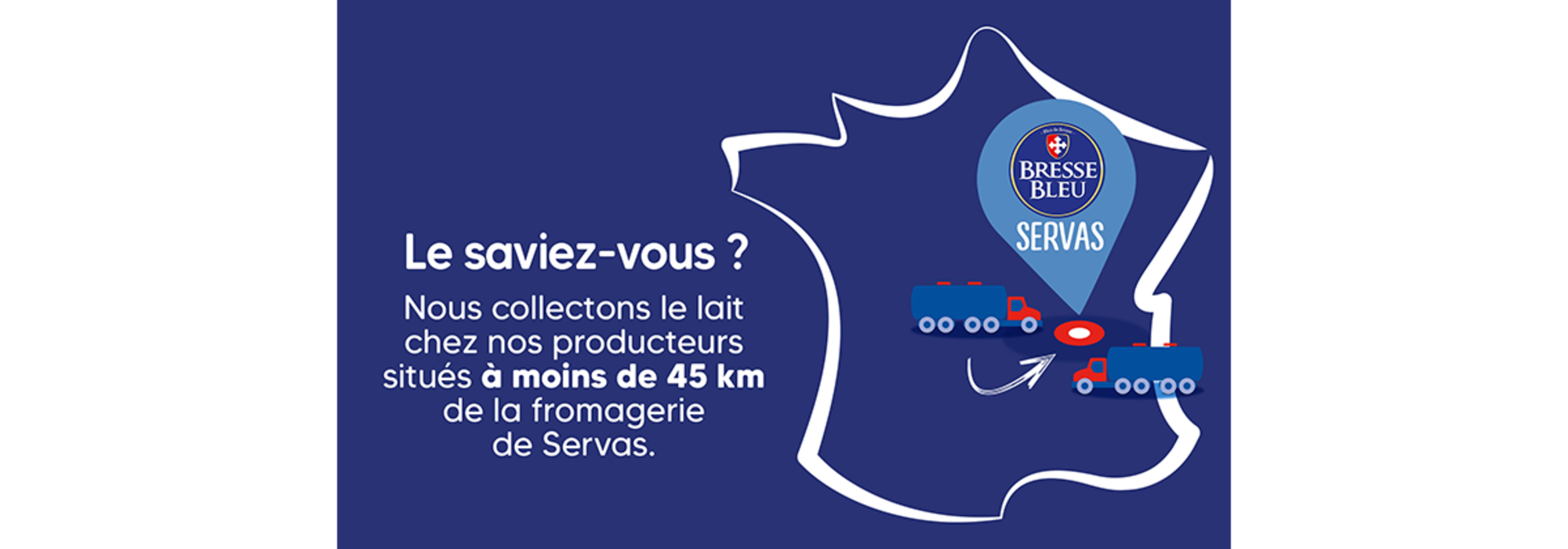 Infographie sur collecte du lait Bresse Bleu