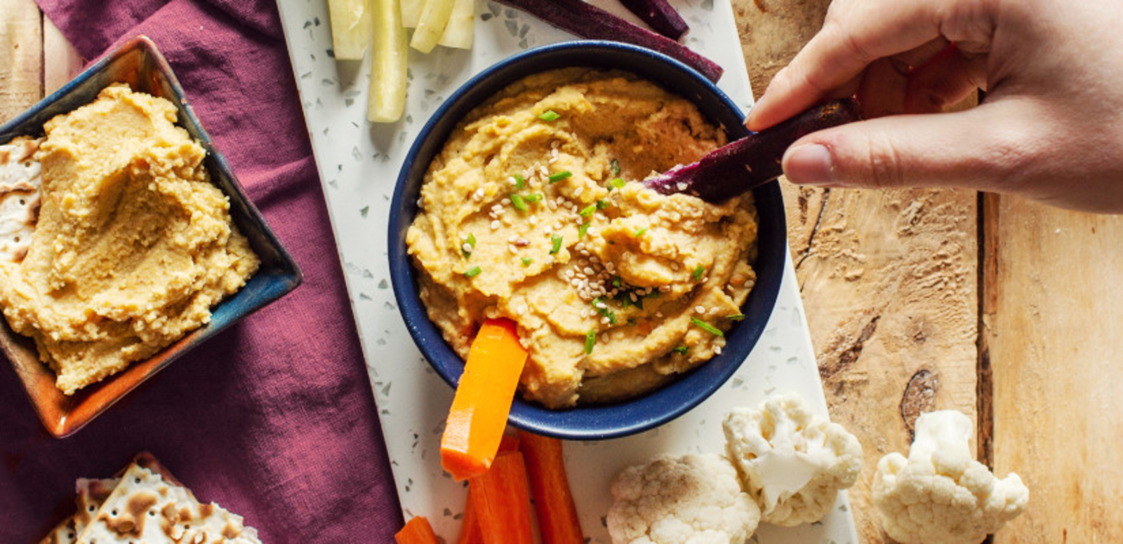 Houmous lentilles corail Saint Morêt