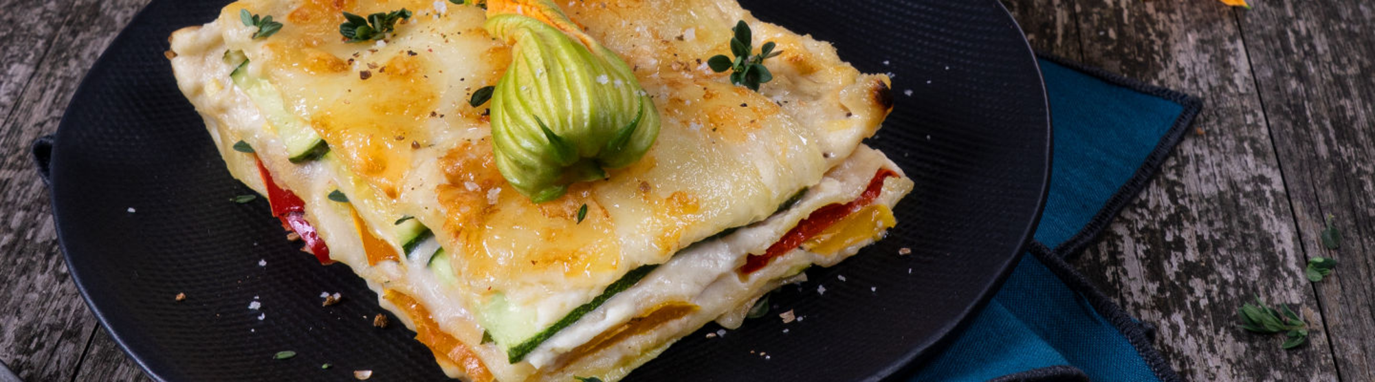 Lasagnes mozzarella et courgettes