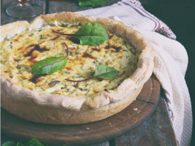 Tarte aux blettes et au chèvre