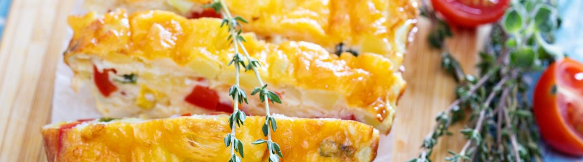 Cake aux légumes d’été et fromage de chèvre