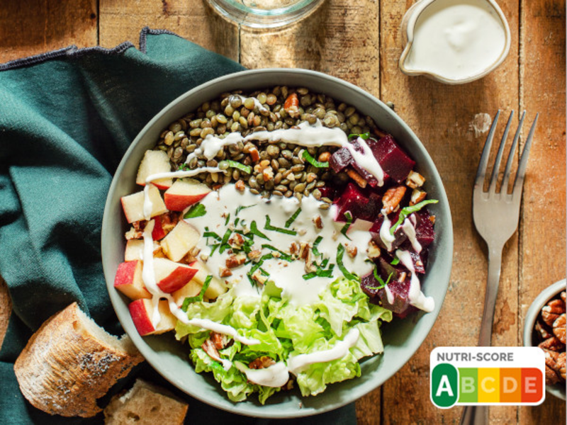 Buddha bowl  et sa sauce au fromage frais