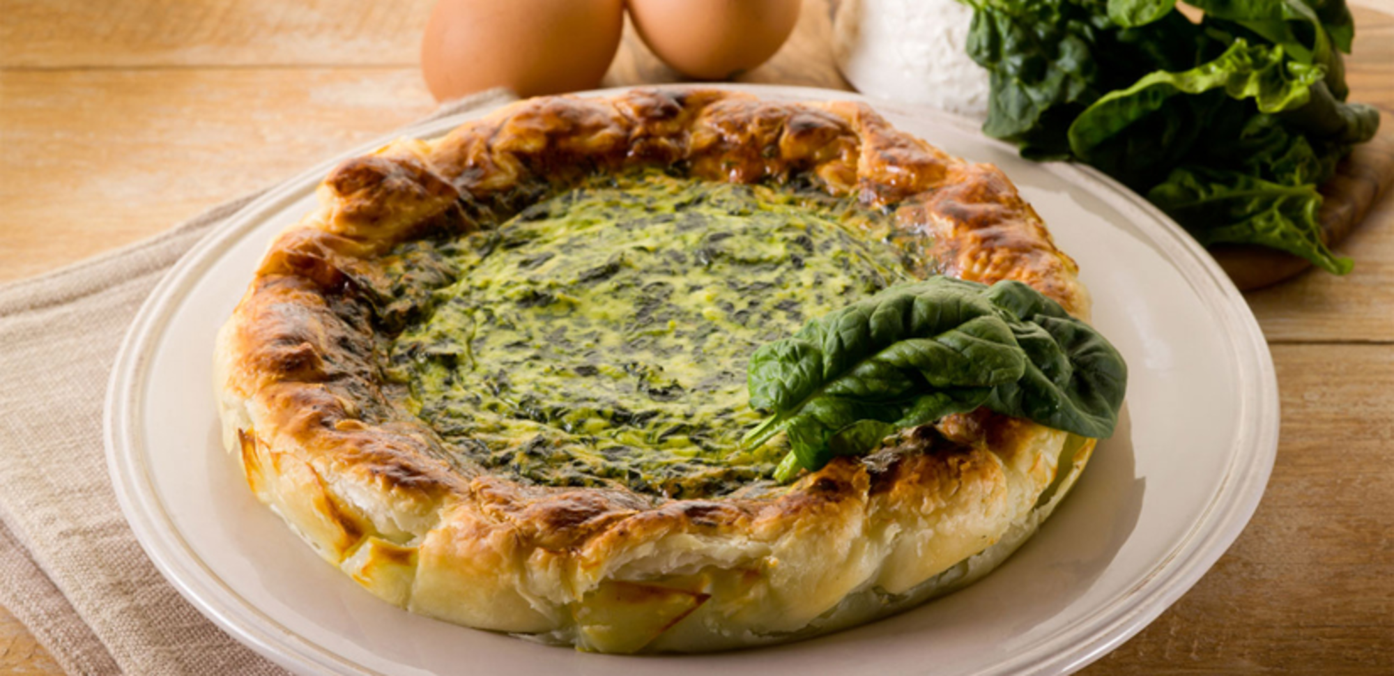 Quiche chèvre épinard
