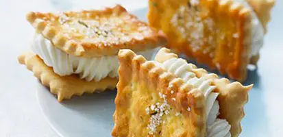 Crackers provençaux au fromage frais