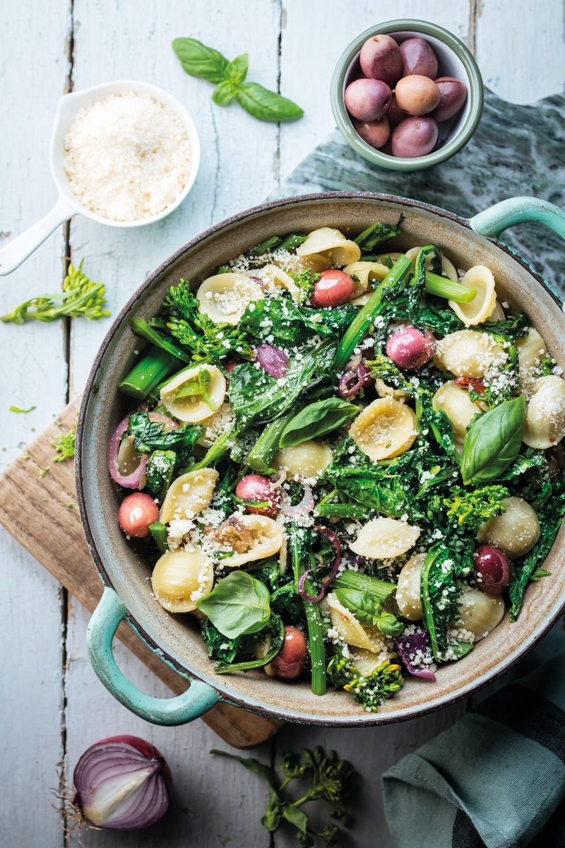 Petites pâtes au brocoli et parmesan