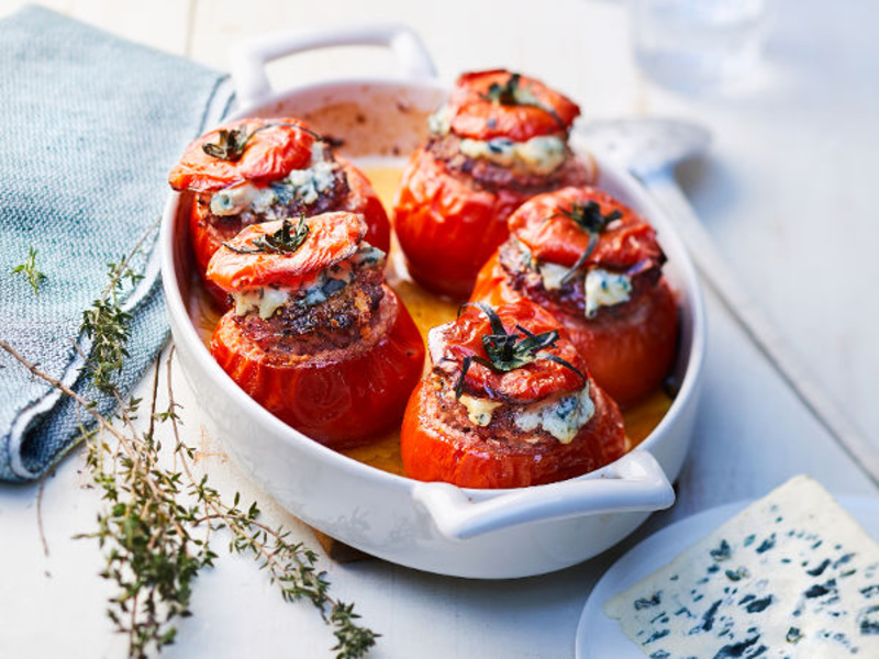 Tomates farcies au fromage bleu