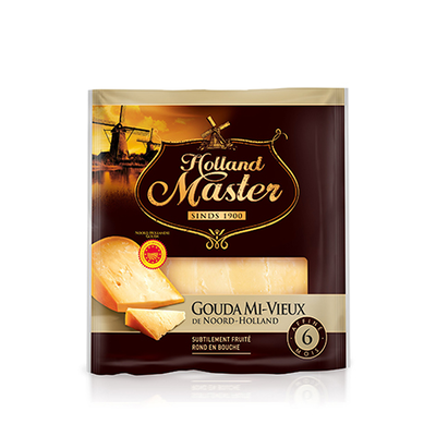 HOLLAND MASTER GOUDA MI-VIEUX DE NOORD HOLLAND AOP 200G