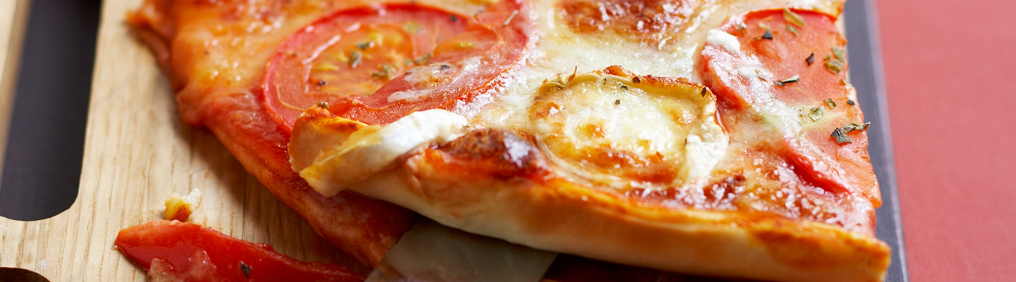 Pizza au fromage de chèvre