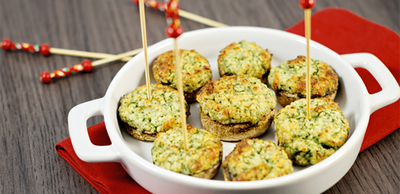 Champignons farcis au camembert