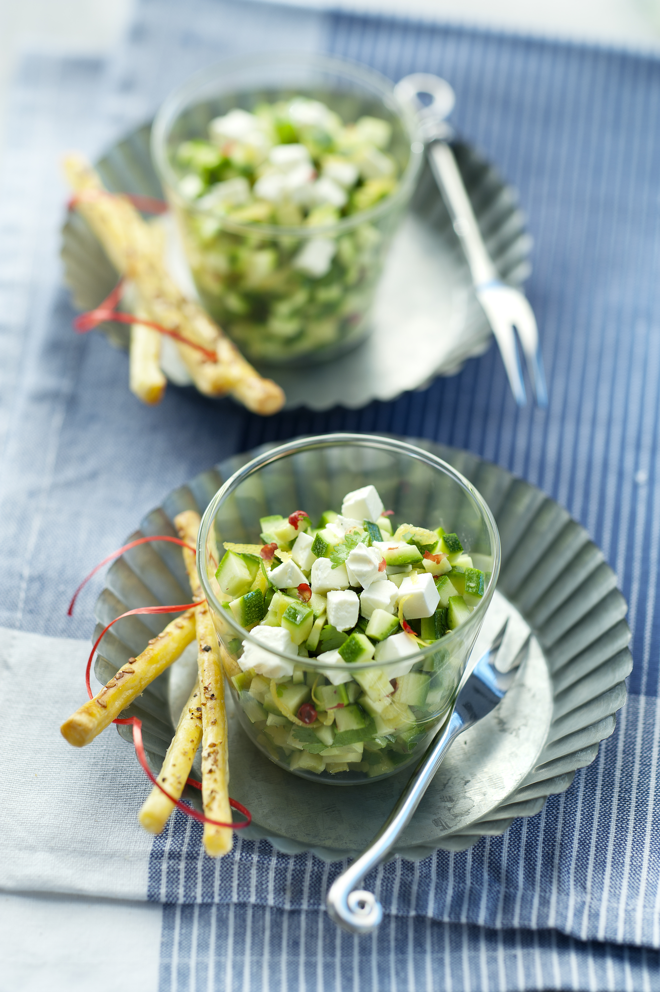 Tartare de courgettes et Caprice des Anges