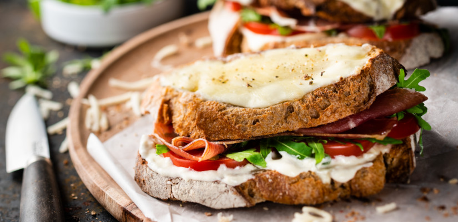 Croque monsieur à l'italienne