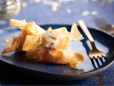 Papillotes de Gouda Vieux et fruits secs