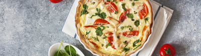 Quiche tomate & bleu