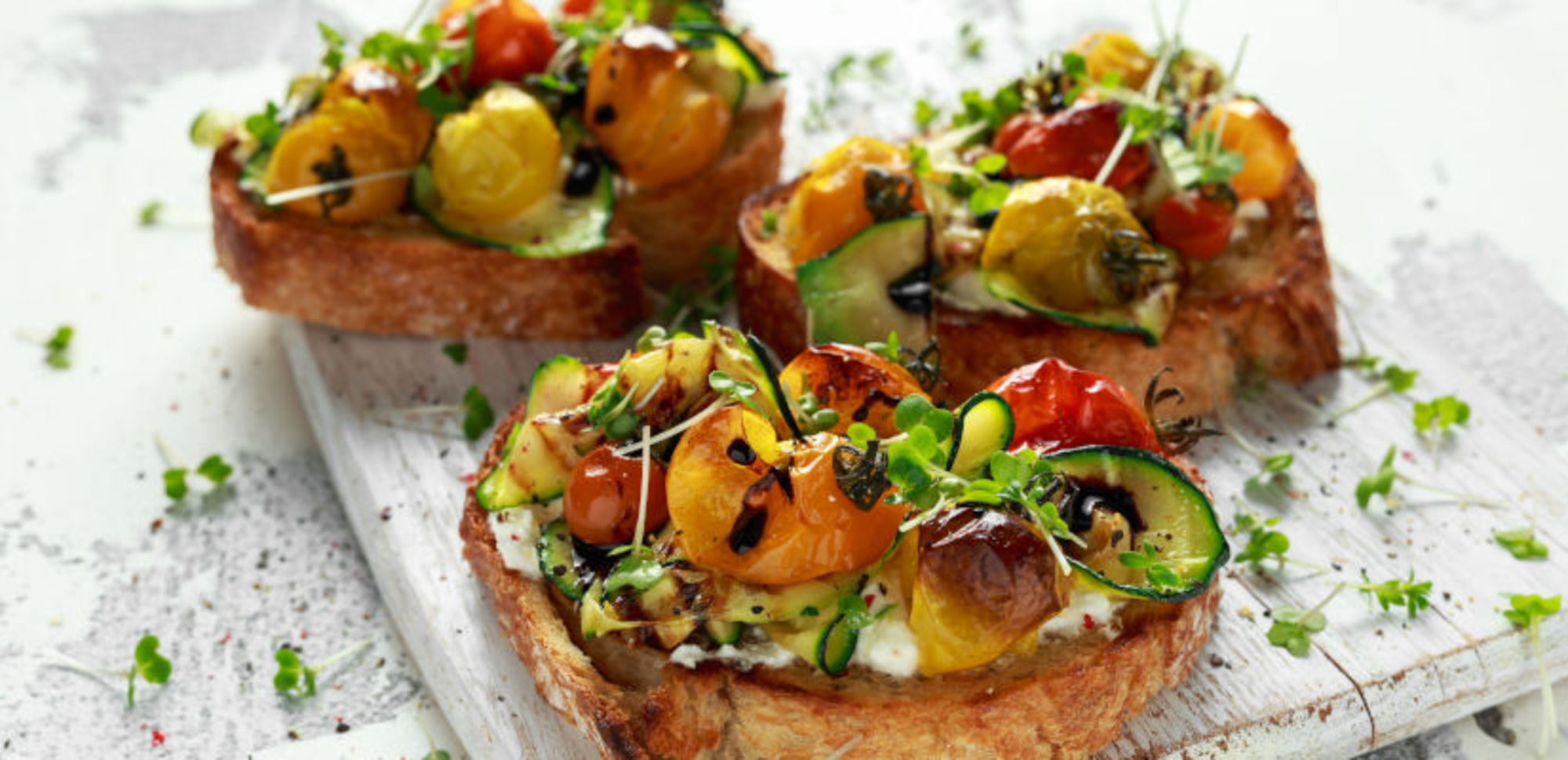 Pomme, courgette et chèvre