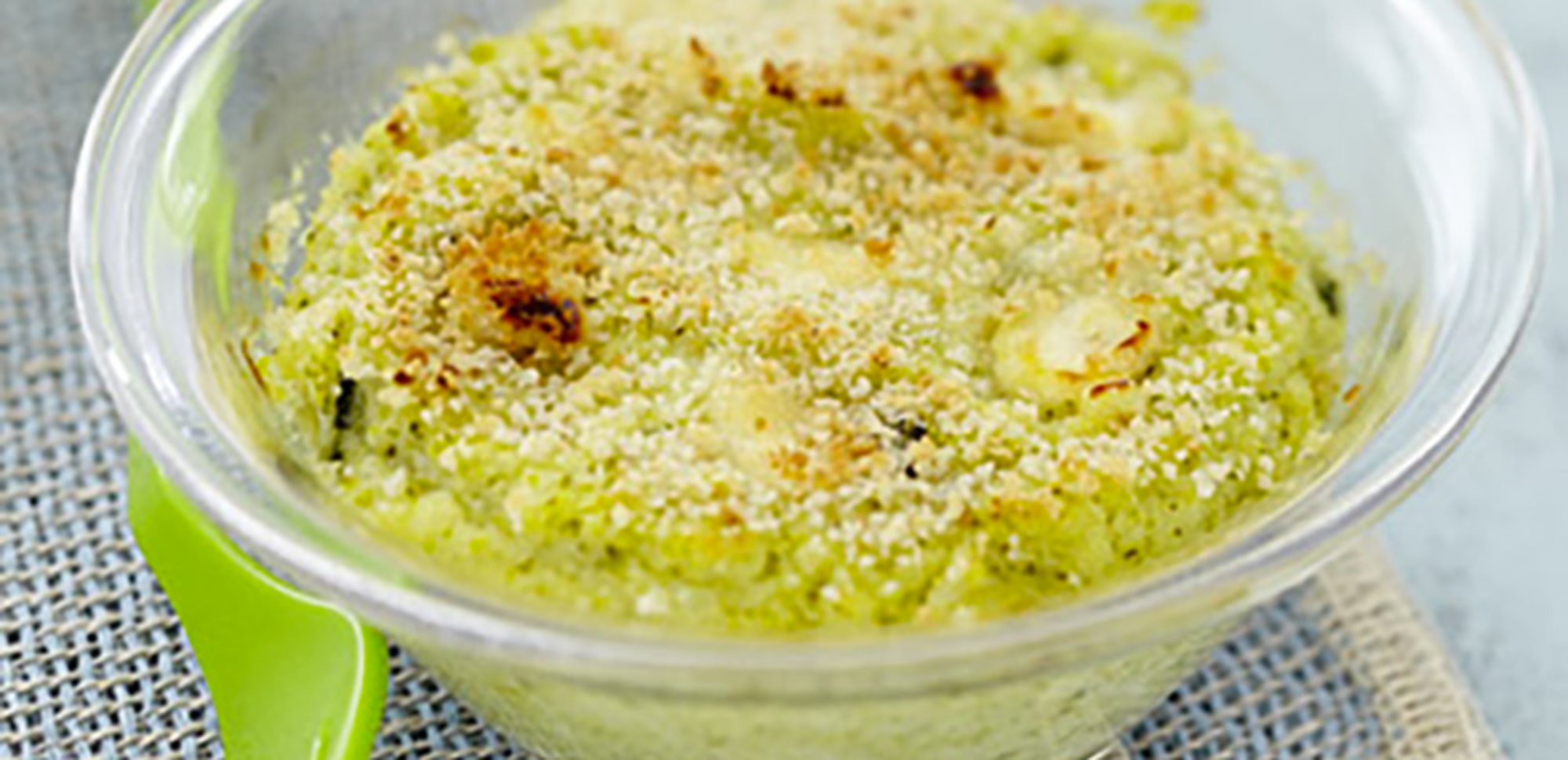 Gratin de cabillaud, courgette et fromage frais au basilic