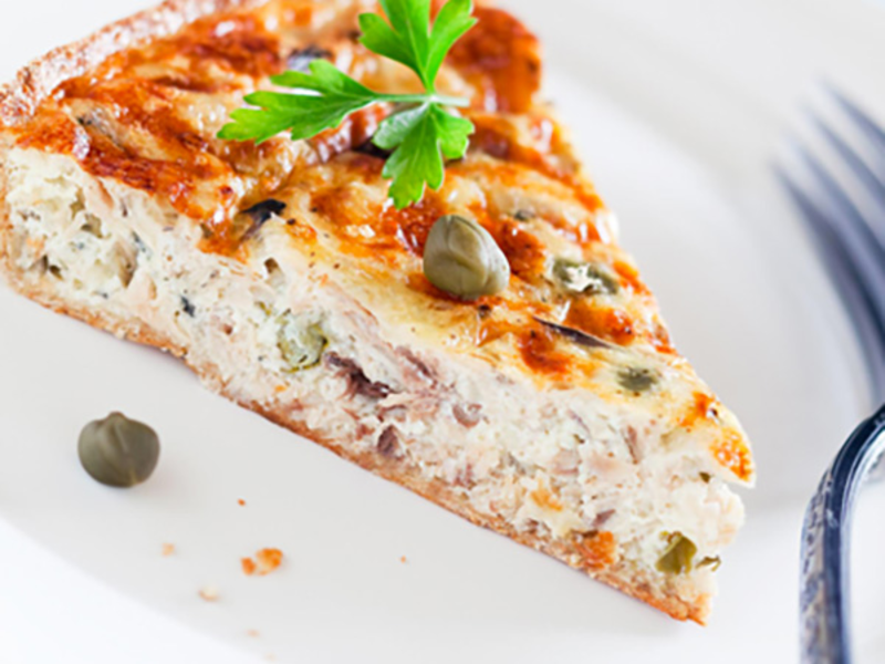 Tarte au thon et au fromage frais