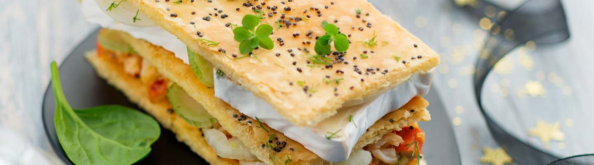 Millefeuille de crabe au fenouil et fromage