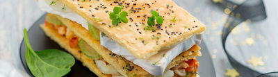 Millefeuille de crabe au fenouil et fromage