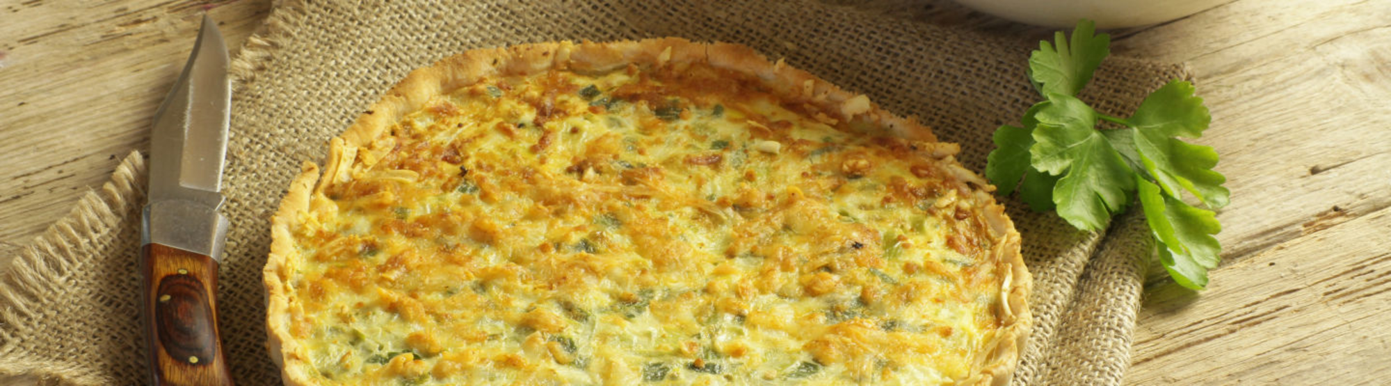 Quiche poireau et chèvre