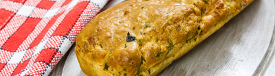 Cake aux salicornes et fromage