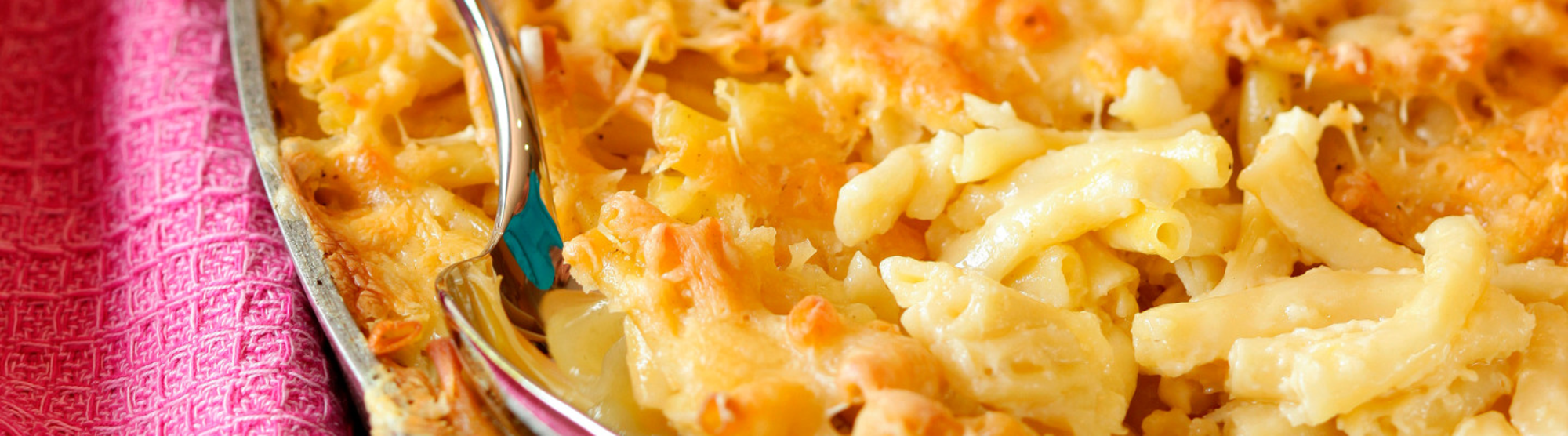 Gratin de macaroni à la crème fraîche
