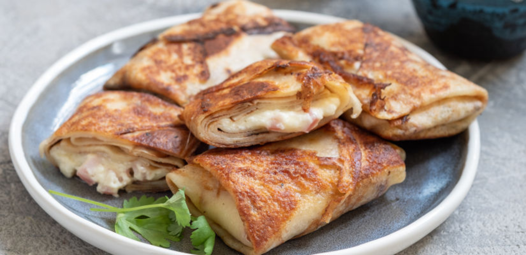Crêpes au fromage à raclette